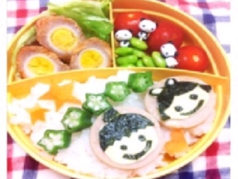 七夕キャラレシピ~七夕キャラ弁☆デコ七夕そうめん